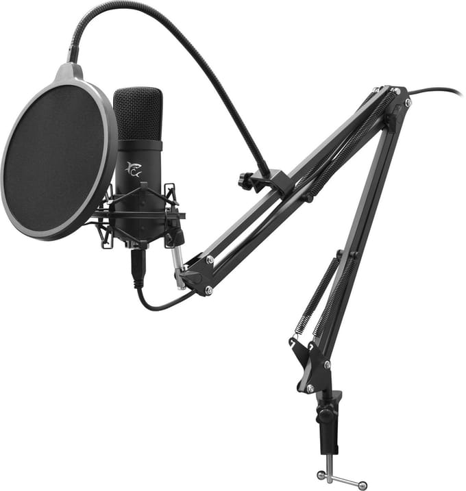 White Shark - ZONIS – Studio Microfoon Met Arm – Popfilter - USB