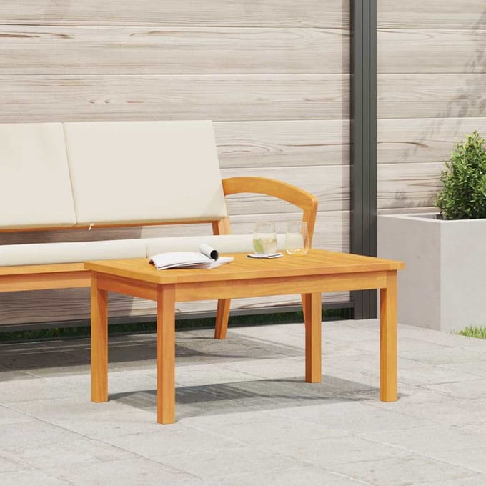 vidaXL - Salontafel - Olie - Natuurlijk - Massief - Acacia - Hout