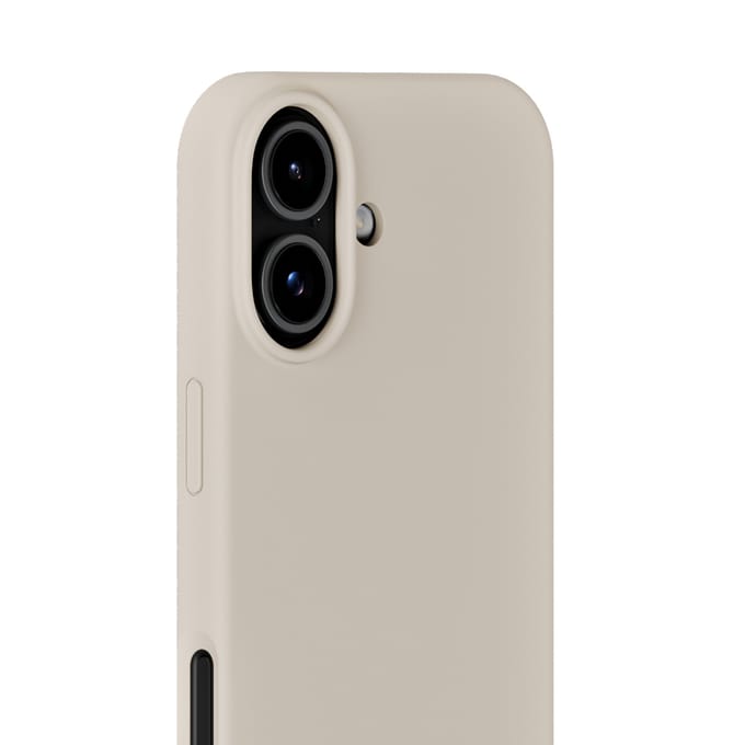 Holdit Silicone Case geschikt voor Apple iPhone 17 - Light Beige