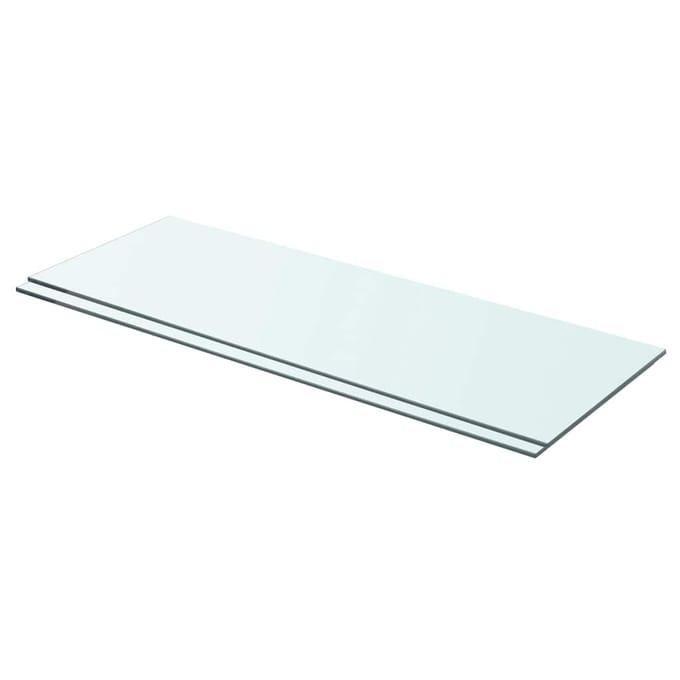 vidaXL - Schappen - 2 - st - 70x25 - cm - glas - transparant