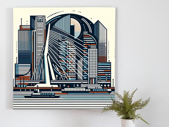 Kunstprint | Wanddecoratie | Canvas | 30 × 30 cm