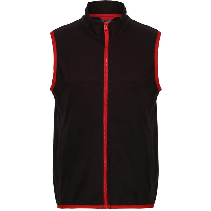 Regatta Microfleece Bodywarmer voor kinderen/Kinderen (Zwart)