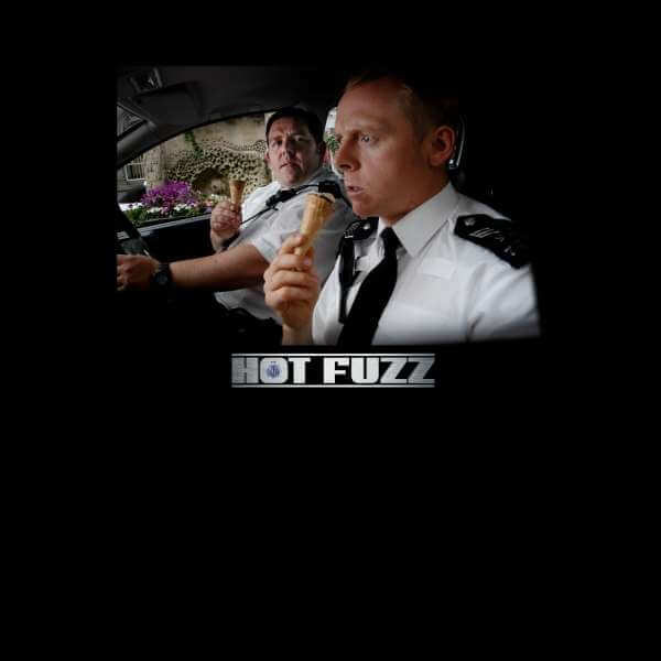 Hot Fuzz Ice Cream Scene Hoodie - Black - S