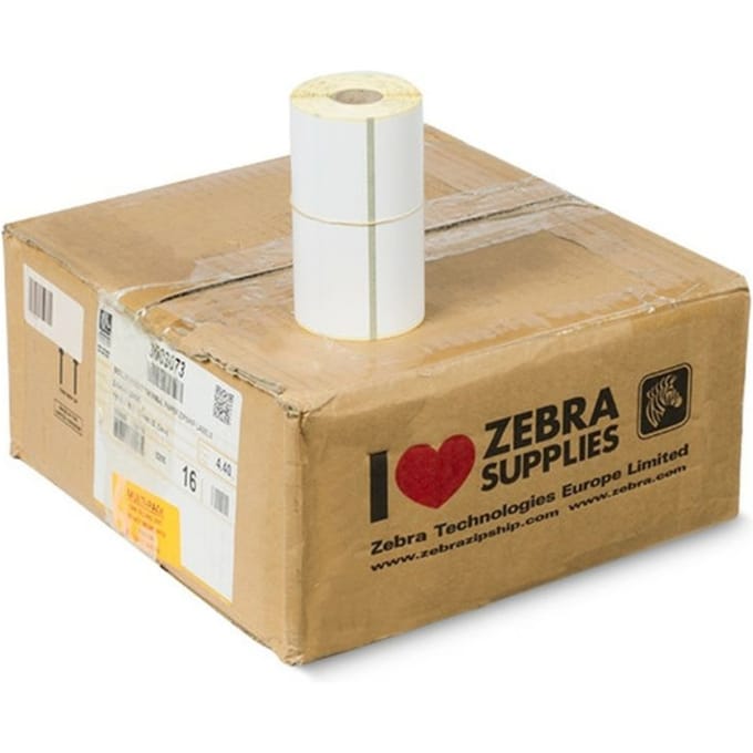 Zebra Z-Select 2000D, Zwart, Wit, Thermo transfer, 1,9 cm, 200 stuk(s), 200 stuk(s), 101.6 mm x 76.2 mm