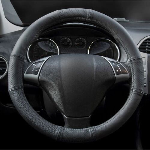 Carpassion Stuurhoes - Steering Cover - Leer - Ø 39-41 CM