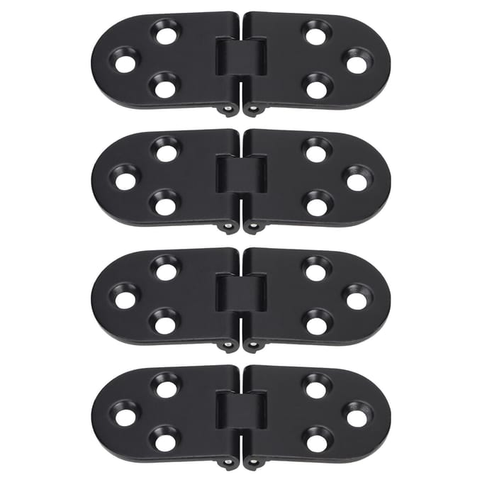 4 Stuks Zinklegering Zwart Deurklepscharnier Tafel Klapscharnier voor Kast Hardware Accessoire