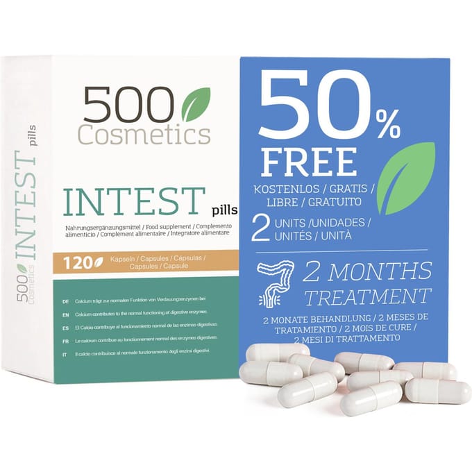 500Cosmetics Intest Pills, pastillas para prevenir hemorroides Unique