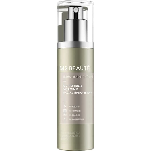 M2 BEAUTÉ Ultra Pure Solutions Cu-Peptide & Vitamin B Facial Nano Spray Dagopvang Dames 75 ml