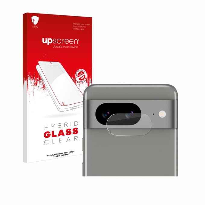 upscreen - Screenprotector voor Google Pixel 8 (ALLEEN Camera Lens) - Folie Beschermfolie Beschermglas transparant