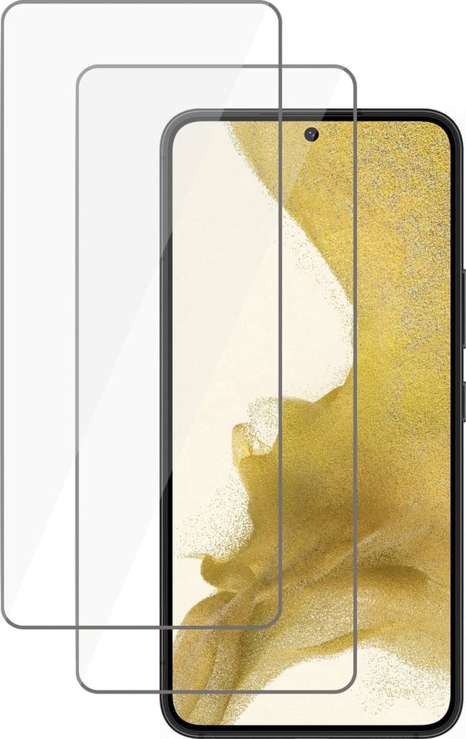 Screenprotector geschikt voor Samsung Galaxy S22 Plus - Tempered Glass Screen Protector - 2 Stuks