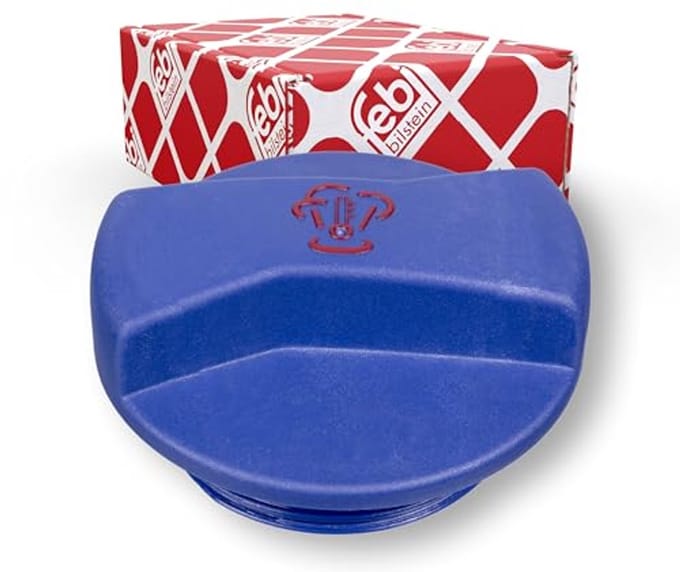 Radiatorafsluitdeksel voor koelercompensatiecontainer - Blauw, 1 stuk