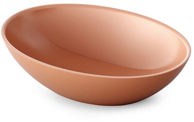 Zeza Element Waskom - 51x35.5x14.2 - solid surface - glans peach (roze)