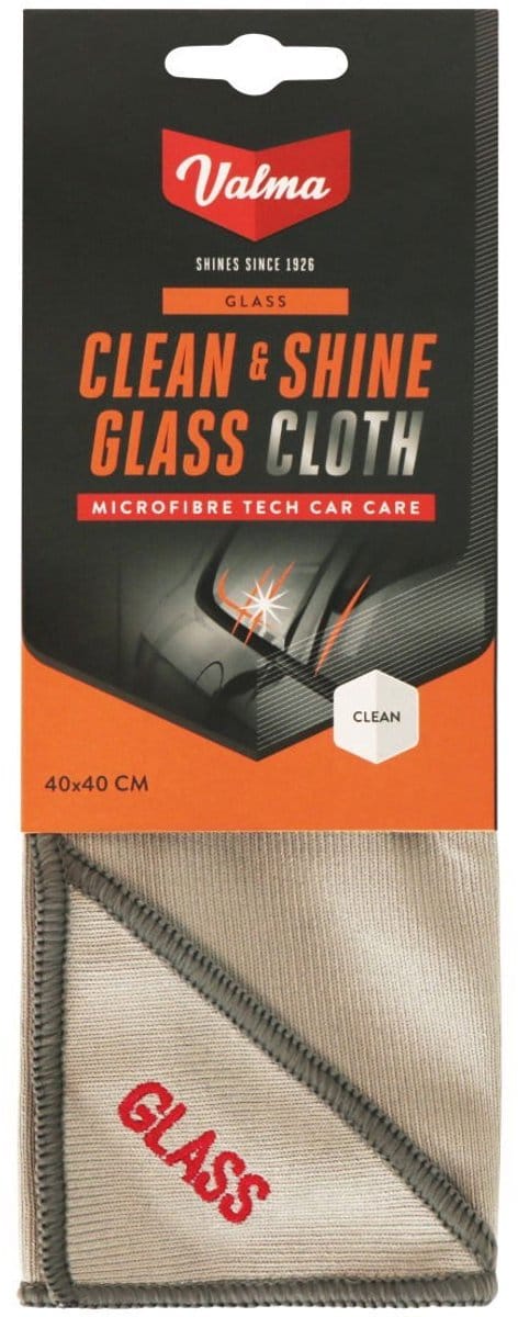 Valma Clean & Shine Glass Cloth - Streeploos - Krasvrij - Herbruikbaar & multifunctioneel - Afmeting 40x40cm