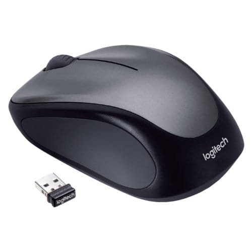 Logitech M235 Draadloos Muis - Zilver - Muis - Optisch - 3 knoppen - Zilver