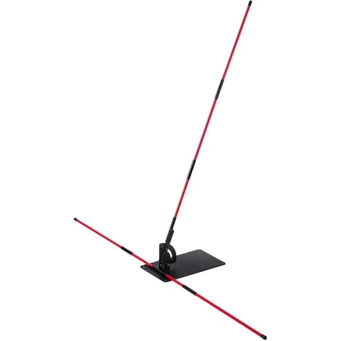 Club Alignment Stick Houder Swingvlak Trainer Swing Trainer Hulp Set voor Richten Putting Swing rood