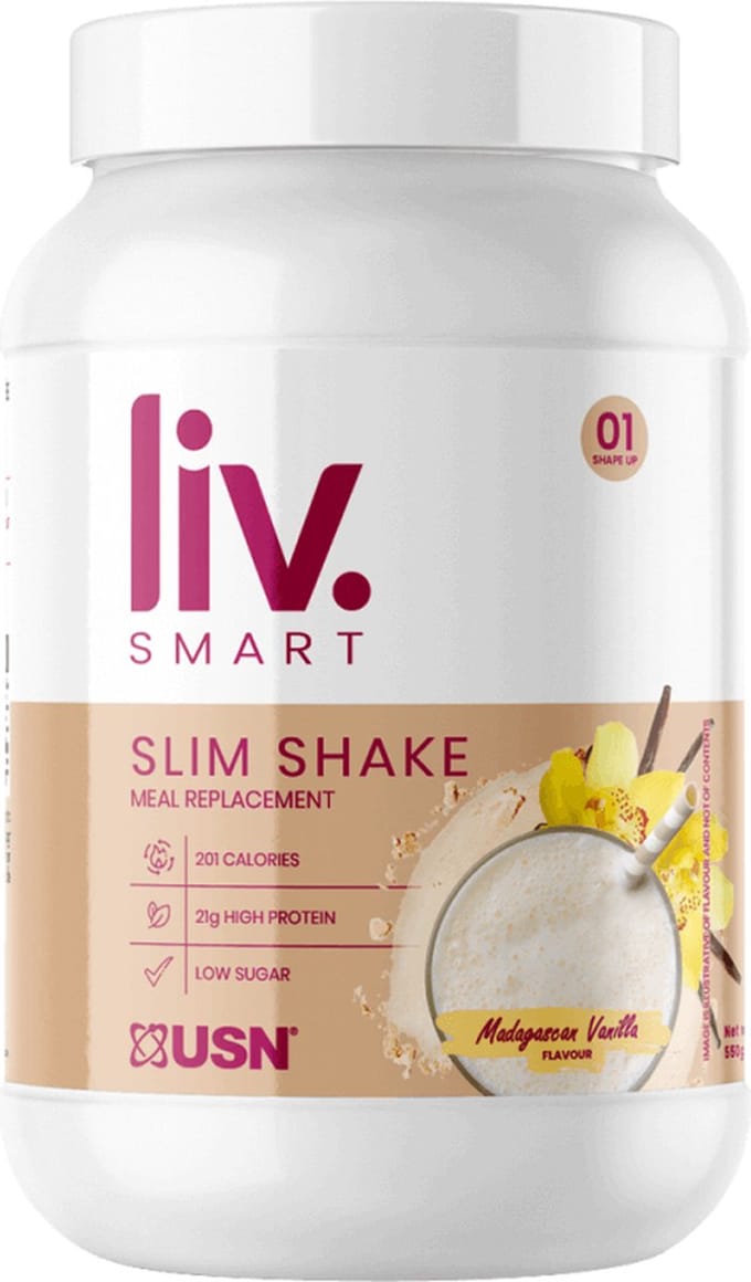 USN Liv.Smart Slim Shake (550g) Vanilla - Eiwitten - Maaltijdvervangers