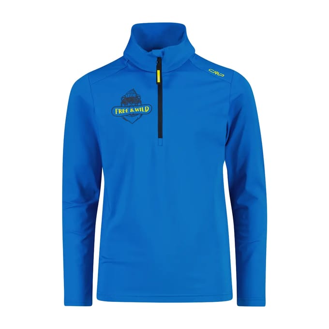 Cmp 35l0594 Sweatshirt Met Halve Rits Blauw 4 Years Jongen