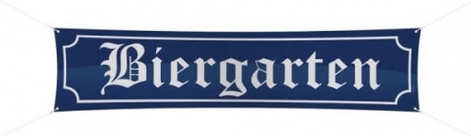 Folat - Banner Biergarten 180x40cm