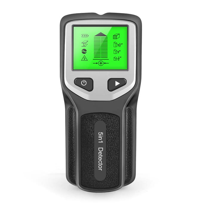 HLW330 5 in 1 Stud Detector Muurscanner Digitale Handheld Professionele Multifunctionele Muurdetector zilver