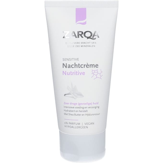 ZARQA Nachtcrème Nutritive - 50 ml - Hypoallergeen