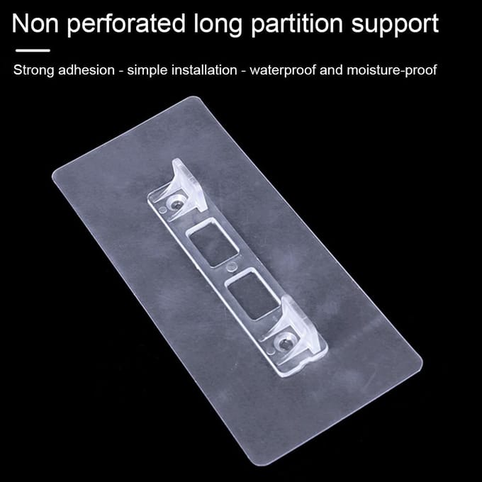 10 Stuks Plankdrager Pinnen Ponsvrij Schotbeugelhouders Pin voor Kast Schotbord Transparant transparant