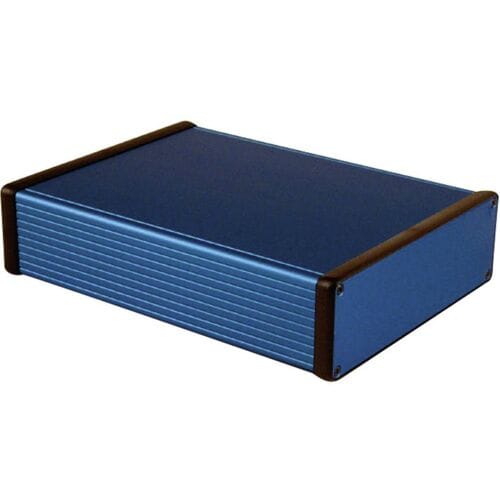 Hammond Electronics 1455T2201BU – Universele behuizing – 220 x 165 x 51.5 mm – Aluminium – Blauw
