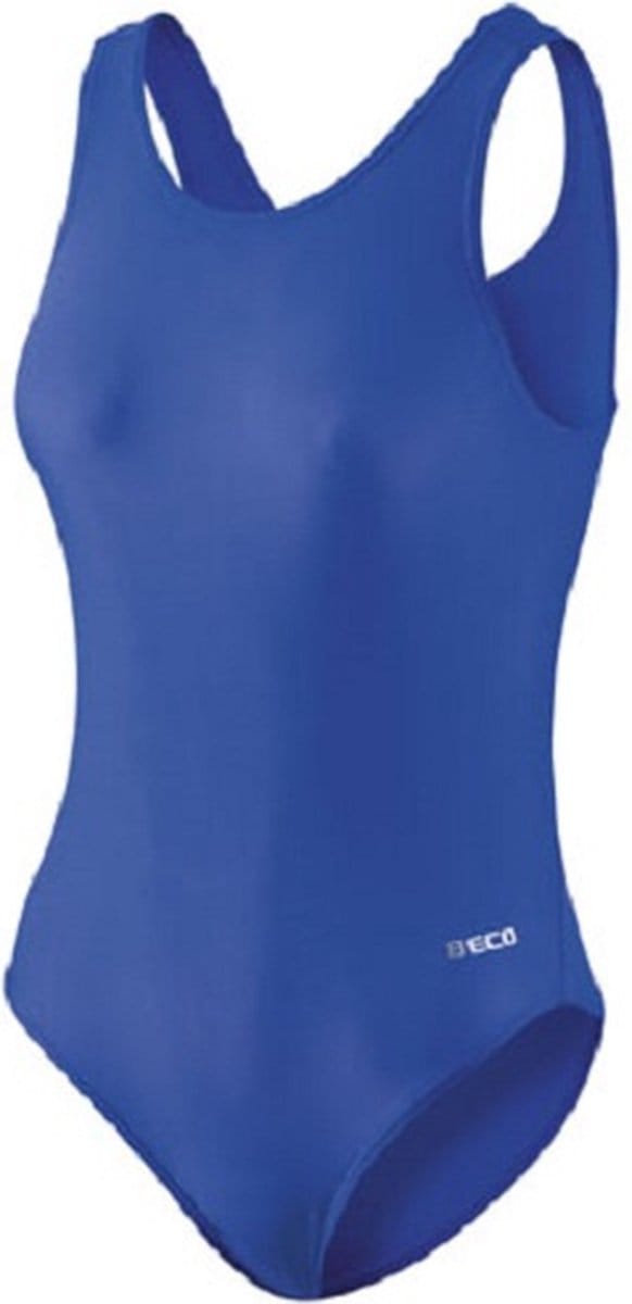 BECO Badpak - Dames - Polyamide/elastaan - Blauw - Maat 38