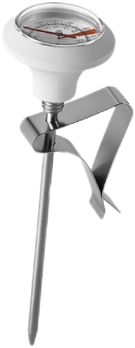 MHW-3BOMBER thermometer - rvs - temperatuurbereik 0°C tot 100°C - met clipbevestiging