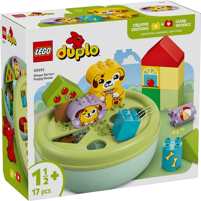 LEGO DUPLO Vormenstoof: Puppyhuis Educatief Dieren Speelgoed voor Kinderen 10441