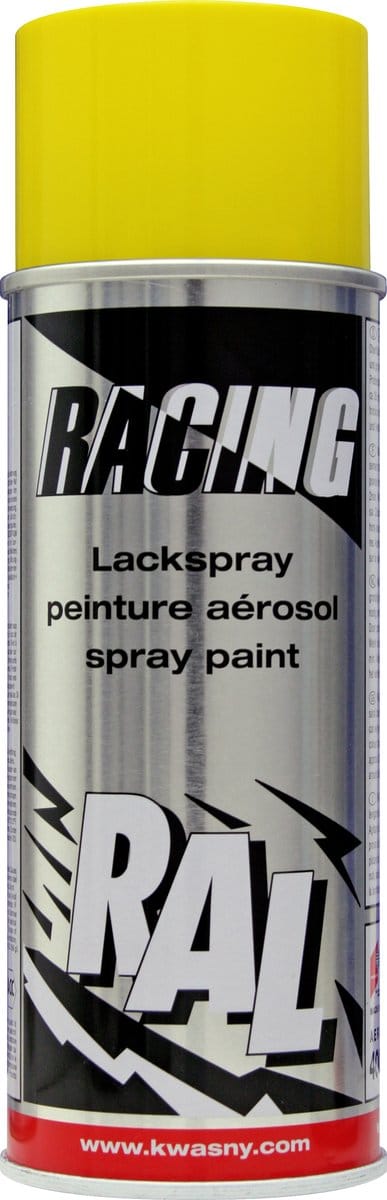 Spuitbus Ral 1021 Koolzaadgeel Glans Racing 400ml