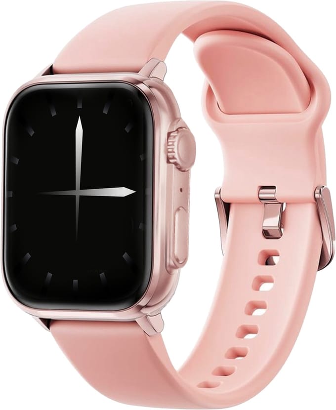 Xssive SW6 Smartwatch 44mm - Rosé Goud - Geschikt voor Apple, Samsung Galaxy, Android - Smart Watch met NL App