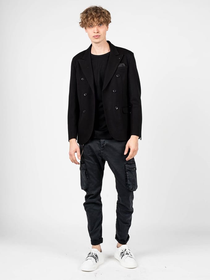 Xagon Man jas Slim Mannen zwart