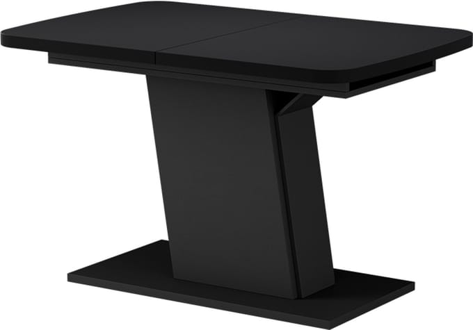Vicco Eettafel Fenaro, Zwart, 120-160 x 80 cm uitschuifbaar