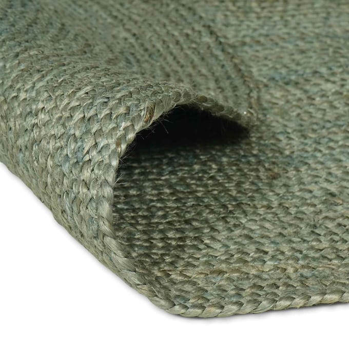 vidaXL - Vloerkleden - Olijfgroen - 100 - x - 152 - cm - Jute