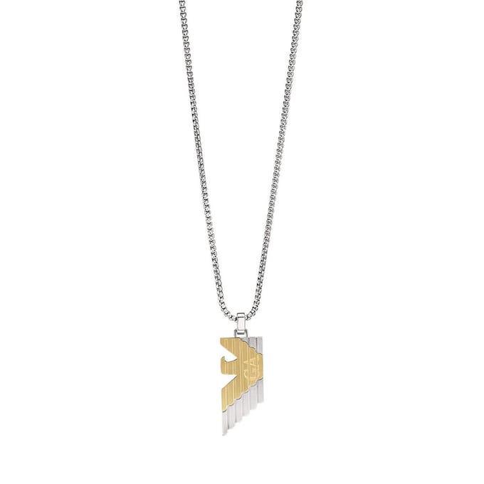 Emporio Armani EGS3073040 Heren Collier - Zilverkleurig