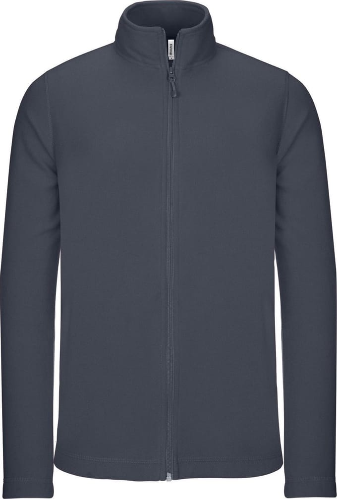 Kariban Heren Full Zip Microfleece Jasje (Konvooi Grijs)