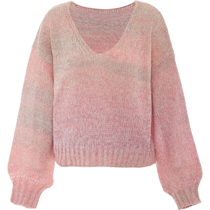 Mymo Jumper Dames roze geel