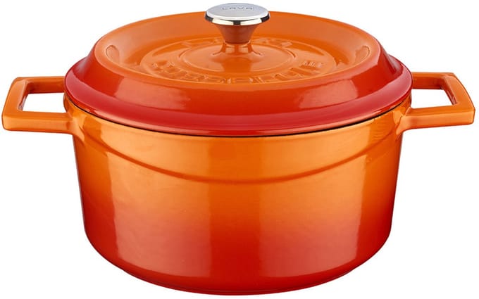 Lava Braadpan - 20 cm - 2.82 liter - Gietijzer - Oranje