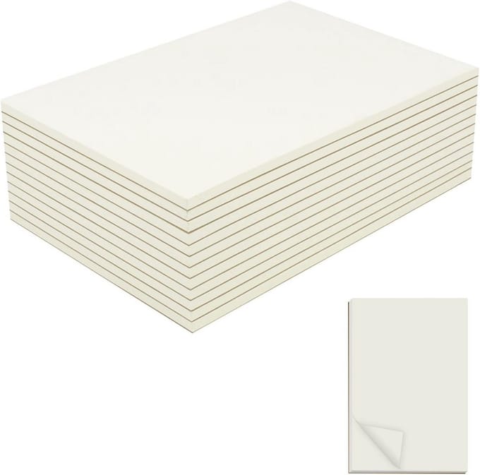 Set van 12 Blanco Notitieblokken A5 voor Kantoor en School