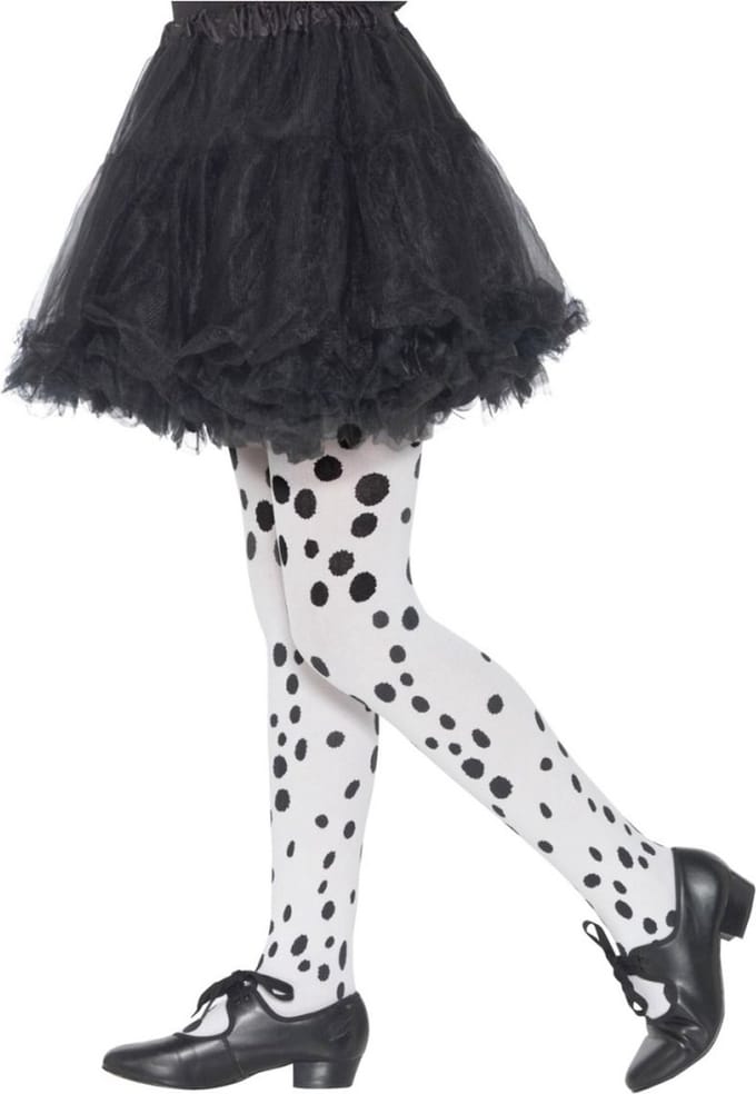 Smiffys - Dalmatian Kinder panty - Wit/Wit