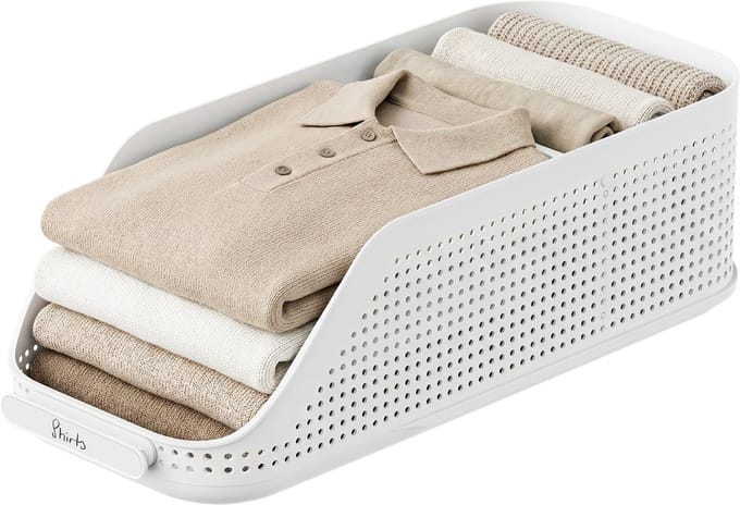 Rotho WOP kledingkast organizer - tray M - wit