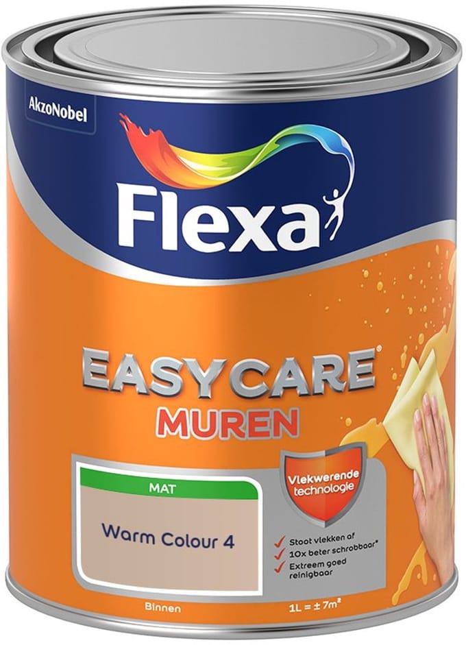 Flexa - Easycare Muren - Warm Colour 4 - Mengverf - 1 L