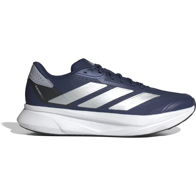 Adidas Duramo Sneakers Heren - Blauw - Maat 46 - Mesh/Synthetisch