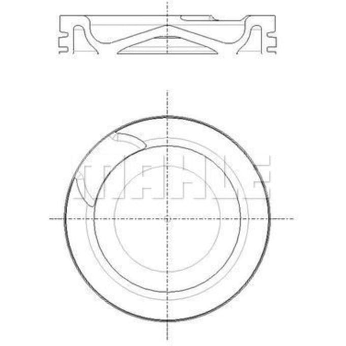 Zuiger MAHLE 001 PI 00191 000