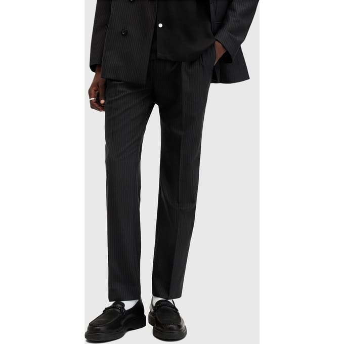 AllSaints Langton Trouser Charcoal Grey Maat: W34 | Tailored Broeken Outlet | Heren | Grijs