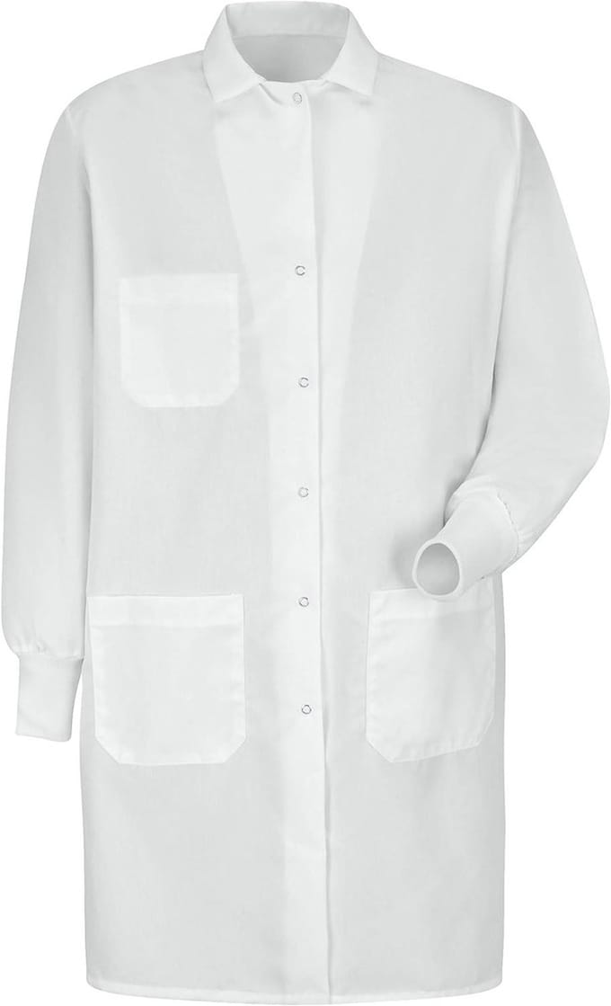 Laboratoriumjas - Medische Kleding - Professioneel Gebruik - Gespecialiseerde Manchetten - 2921 x 1676 cm - Wit