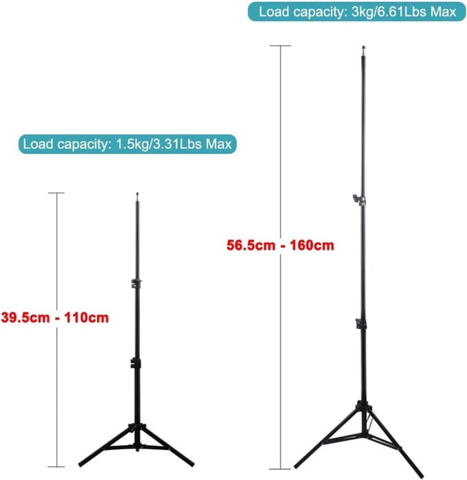 Projector Statief - Draagbare Stand - Thuisbioscoop Opzetten - Verstelbaar Hoogte - 160cm Max