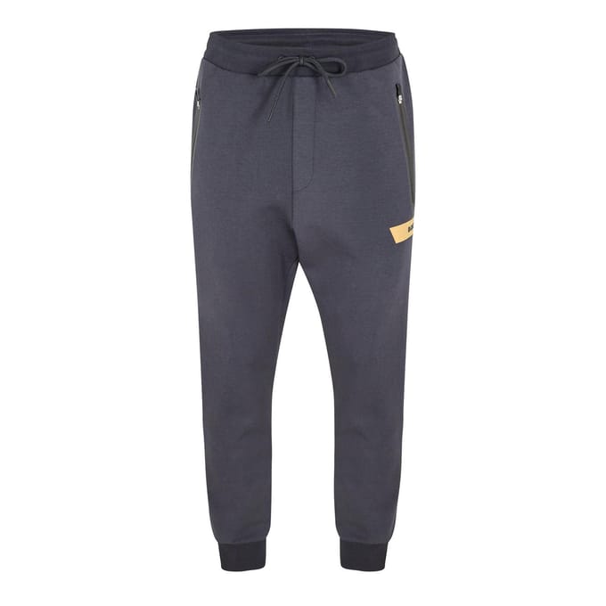 Boss Hadiko-joggingbroek met logo voor heren (Donkerblauw)