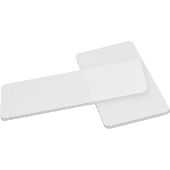 Stansmachine Snijpads Mini Standaard Polycarbonaat Kunststof Platen voor Embossing Ambacht 2 Stuks white