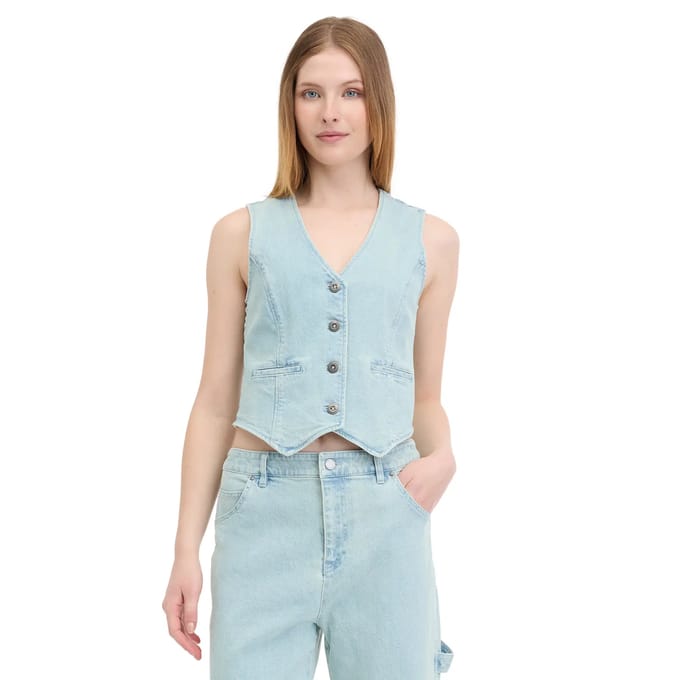 Dames kostuumvest Ragwear Shafron Denim